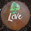 Fruit of the Spirit - wood art LOVE