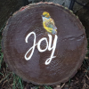 Fruit of the Spirit - wood art JOY