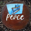 Fruit of the Spirit - wood art PEACE