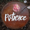 Fruit of the Spirit - wood art PATIENCE